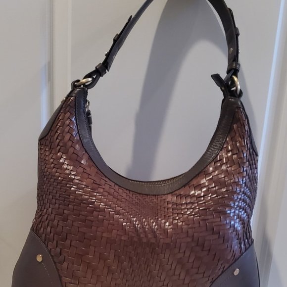 Cole Haan Leather Weave Hobo - Picture 5 of 11